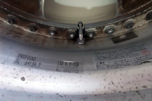 ขายล้อ FABULOUS Made in Japan 18" (หน้าตื้น หลังลึก)หน้า8 หลัง9 ET30 ขายล้อ FABULOUS Made in Japan 18" (หน้าตื้น หลังลึก)หน้า8 หลัง9 ET30