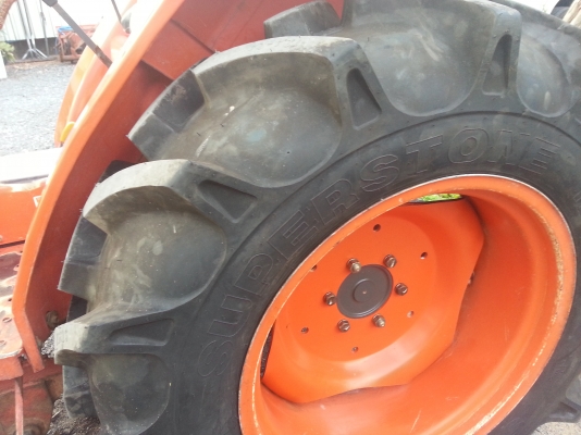 รถไถสภาพนางฟ้ามาแล้ว...ด่วนๆๆ คูโบต้าL3408 4 WD ใบมีดตราช้าง ยางใหม่ๆ 4 เส้นรถไร่ไม่เคยลงน้ำ