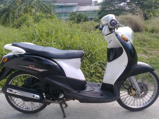 ขายFino ปี51 สีขาวดำ รถบ้าน เครื่องเดิมๆ สภาพดี