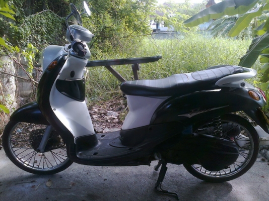 ขายFino ปี51 สีขาวดำ รถบ้าน เครื่องเดิมๆ สภาพดี