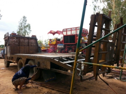 ขายเทรลเลอร์หัวยาว175แรง มีหางพับไฮดรอริคขึ้นรถเกี่ยว เอกสารพร้อมโอน