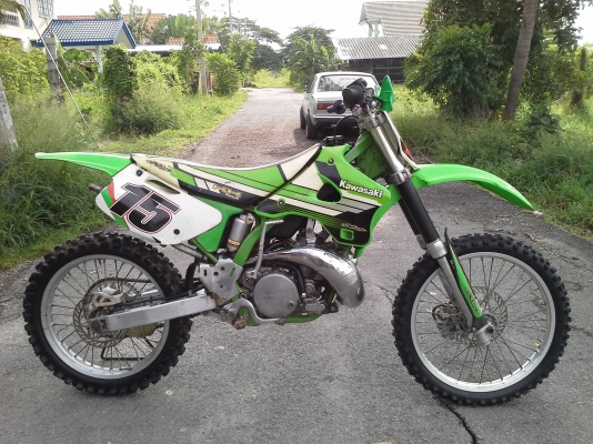 เฉพาะคขาย MOTO CROSS KAWASAKI KX250 ปี96 รถพร้อมลุย 2จังหวะ โมเต็มสูตร ท่อสูตรPRO CIRCUIT โช๊คหลังPRO