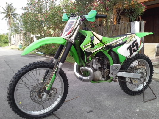เฉพาะคขาย MOTO CROSS KAWASAKI KX250 ปี96 รถพร้อมลุย 2จังหวะ โมเต็มสูตร ท่อสูตรPRO CIRCUIT โช๊คหลังPRO