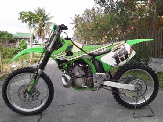 เฉพาะคขาย MOTO CROSS KAWASAKI KX250 ปี96 รถพร้อมลุย 2จังหวะ โมเต็มสูตร ท่อสูตรPRO CIRCUIT โช๊คหลังPRO