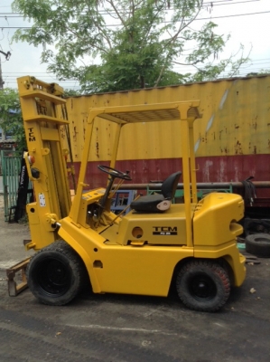 +++ ขายโฟล์คลิฟท์ T.C.M. FD20  ขนาด  2  ตัน  (รถนอกสภาพดี)  เครื่องยนต์ดีเซล เสา 4 เมตร  ฮิ้งค์โฟล์ค  งากระดก  เกียร์ธรรมดา  ล้อหน้าคู่  ยางลม  *** สถาพดี  พร้อมใช้  สนใจรายละเอียดคุยได้ครับ  โทร. 081-659-7598 ***