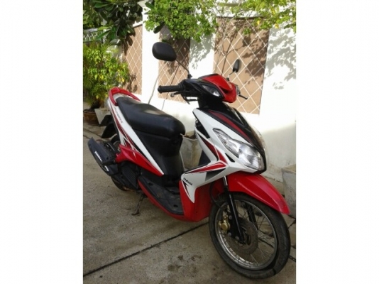 Yamaha Mio 125 MX สีดำ แดง ขาว สวย ขี่ดีมาก พร้อมใช้
