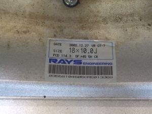 ขาย ล้อ volk GT-7 แท้18   10 นิ้ว