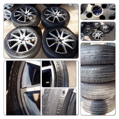 ขายแม็กมือ2ลาย Yachiyoda ขอบ17 4รู100+ ยาง ราคา 7,300 บาทถูก