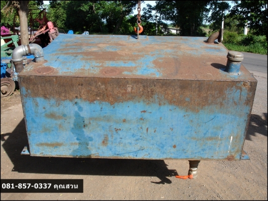 ถังน้ำติดรถไถ ประมาณ 1400 ลิตร อุปกรณ์ครบไปใช้งานได้เลย