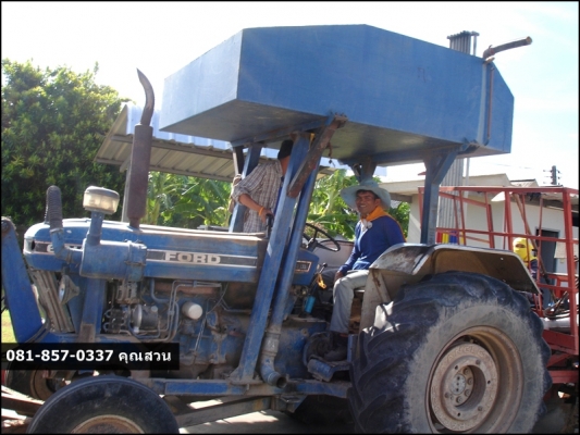ถังน้ำติดรถไถ ประมาณ 1400 ลิตร อุปกรณ์ครบไปใช้งานได้เลย
