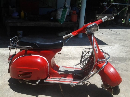 ขาย vespa supper no book รถพร้อมใช้ราคาไม่แรง มีผุพื้นนิดหน่อยตามสภาพครับ เครื่องดีครับ ราคา 24500 บาทครับ รับแลกรัยเทรินทุกรุ่นครับ