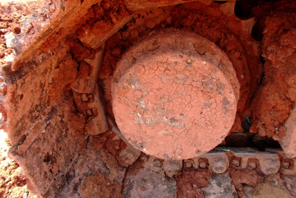 ขายด่วนแบคโฮเอฟทู2.8รถทํางานทุกวันไมมีโหลดโช่ดีตัวเดินดี