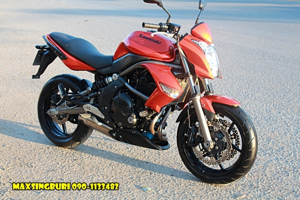แม็กสิงห์บุรี//KAWASAKI ER6N ปี2009 สภาพสวย วิ่งน้อย พร้อมทะเบียน 155000 ด่วน