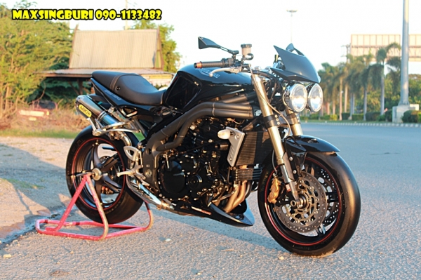 แม็กสิงห์บุรี//TRIUMPH SPEED TRIPLE 1050 ปี2008 สภาพนางฟ้า ของแต่งพร้อม เสียสรรพาสมิตร 315000