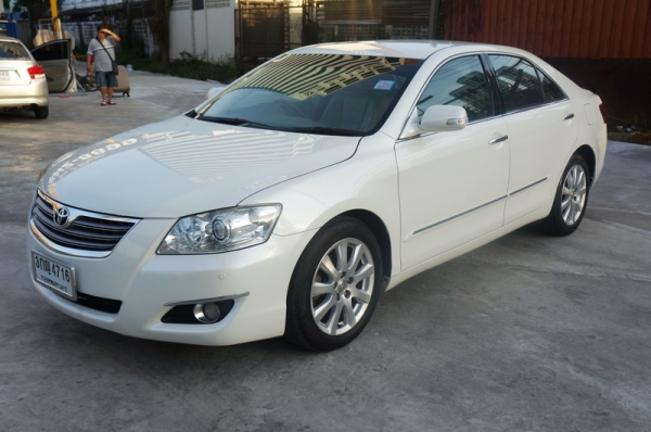 TOYOTA CAMRY ปี 2007 เครื่อง2.4 V รถสวย ARIBAG 4 ใบ เบรค ABS เบาะหนังปรับไฟฟ้า ปุ่ม PUSH START พวงมาลัยมัลติฟังชั่น รีโมทเซ็นทัลร็อค ล้อMAX เครื่องเดิมๆวิ่งดีมาก เกรียร์AUTO ช่วงล่างแน่น แอร์หน้า+หลัง สีสวย ภายในลายไม้สภาพเหมือนใหม่ สีสวย จัดไฟแนนได้