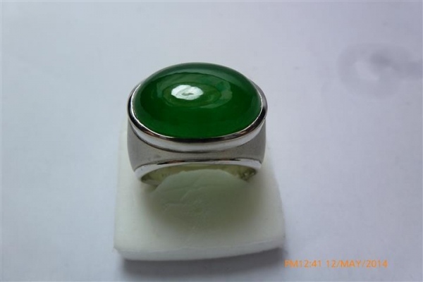 แหวนเงินหยกเกาหลี