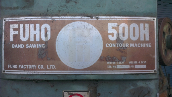 Sell> ขายจิ๊กซอเลื่อยไม้มือสอง ยี่ห้อ FUHO 500H ผ่าไม้ได้หนา 50 เซนติเมตรครับ ตัวใหญ่โตเลยครับ ไม่ค่อยได้มาด้วยครับ