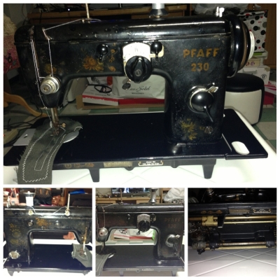 จักรเย็บผ้าโบราณ pfaff230 จากเยอรมัน