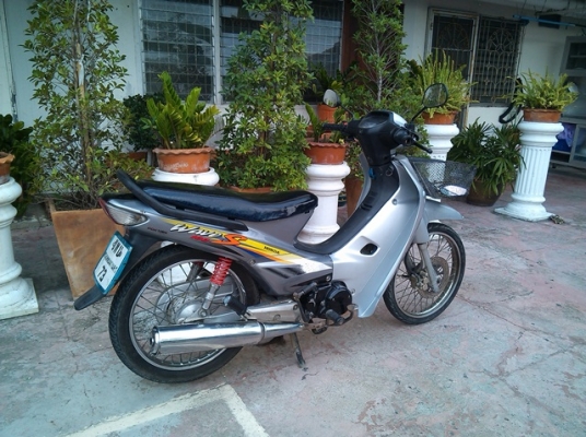 wave100s สีเทา ทะเบียน 73 เครื่องดี