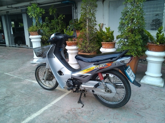 wave100s สีเทา ทะเบียน 73 เครื่องดี