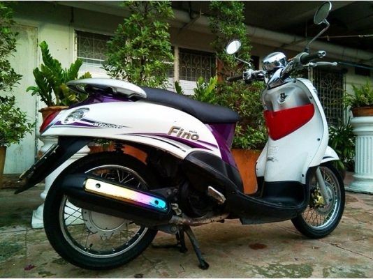 Fino ปี51 ขาวชมพู ทะเบียน กท 148 เดิมๆ  เครื่องดี