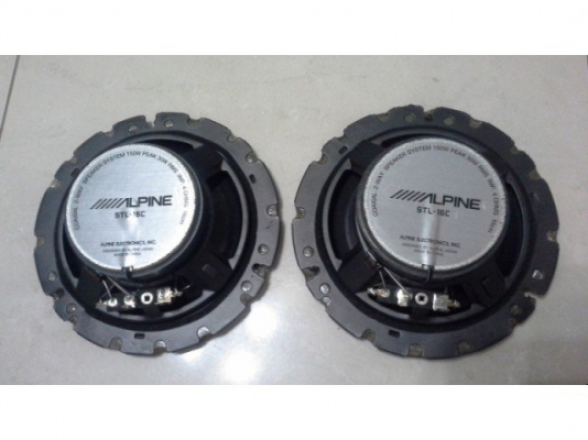 ลำโพง Alpine 6" แกนร่วมสองทาง เสียงดีนุ่ม เบสแน่นๆ ลำโพง Alpine 6" แกนร่วมสองทาง เสียงดีนุ่ม เบสแน่นๆ