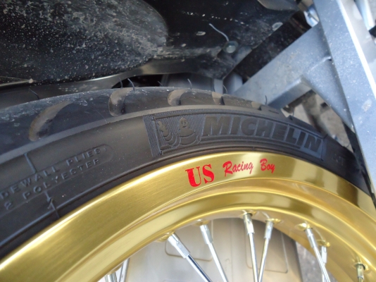 ขายล้อ US Raceing Boy สีทองล้อโต