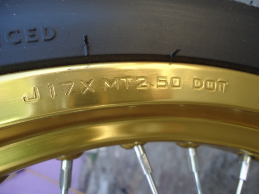 ขายล้อ US Raceing Boy สีทองล้อโต