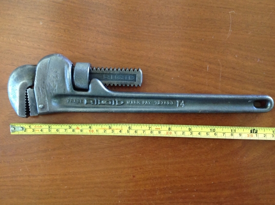 ขายคอม้าโบราณ RIDGID 14" ปี 1929 อายุ 85 ปี ขายคอม้าโบราณ RIDGID 14" ปี 1929 อายุ 85 ปี