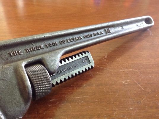 ขายคอม้าโบราณ RIDGID 14" ปี 1929 อายุ 85 ปี ขายคอม้าโบราณ RIDGID 14" ปี 1929 อายุ 85 ปี