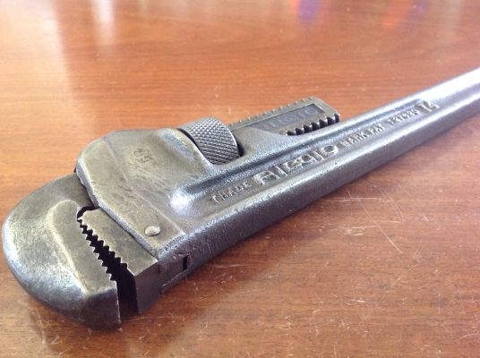 ขายคอม้าโบราณ RIDGID 14" ปี 1929 อายุ 85 ปี ขายคอม้าโบราณ RIDGID 14" ปี 1929 อายุ 85 ปี