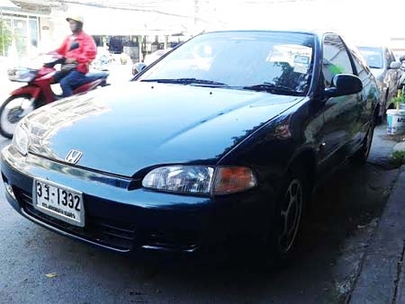 Honda civic 3d ปี 94 เกียร์ออโต้ เครื่องดี ช่วงล่างแน่น เลี้ยวไม่ดัง เกียร์เปลี่ยนนิ่มนวล แอร์เย็น ปุ่มแบ่งลมทำงานปกติกทุกปุ่ม กระจกไฟฟ้า ฟิล์ม lamina ภายในสะอาดเรียบร้อยไม่ขาด ปัดน้ำฝนหลังใช้ได้ปกติ แม็กซ์ 15 ยางดี ภาษีไม่ขาด เอกสารพร้อมโอน Honda civic 3d ปี 94 เกียร์ออโต้ เครื่องดี ช่วงล่างแน่น เลี้ยวไม่ดัง เกียร์เปลี่ยนนิ่มนวล แอร์เย็น ปุ่มแบ่งลมทำงานปกติกทุกปุ่ม กระจกไฟฟ้า ฟิล์ม lamina ภายในสะอาดเรียบร้อยไม่ขาด ปัดน้ำฝนหลังใช้ได้ปกติ แม็กซ์ 15 ยางดี ภาษีไม่ขาด เอกสารพร้อมโอน