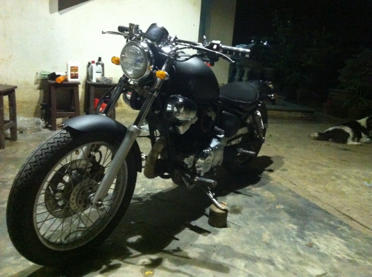 ขาย virago 250 bobber สีดำดุ มีเล่มทะเบียน ขาย virago 250 bobber สีดำดุ มีเล่มทะเบียน