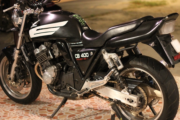 CB400 ปี93 อินวอย+สรรพสามิต สีดำ พร้อมใช้ยางใหม่