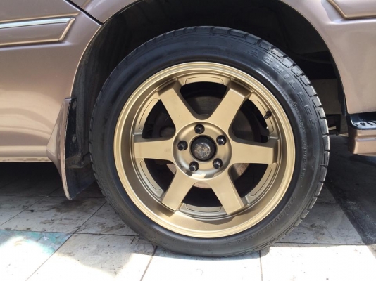 ขายล้อte37 ขอบ17 5รู114.3 พร้อมยาง 215/50/17 ใหม่กิ๊ฟ