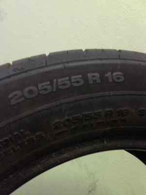 205/55R16   Continental  Conti PremiumContact 2    TEL.081-427-3941