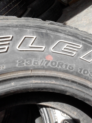 235/70R15 BRIDGESTONE DUELER A/T  มี 3 เส้น  โทร.081-427-3941