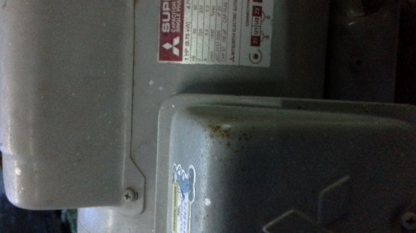 ปั้มลม MKT สภาพใหม่มอเตอร์ 1 แรงมิตชูบิชิ