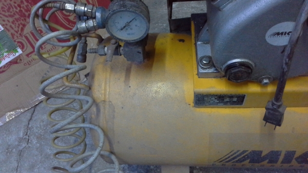 ปั้มลม MKT สภาพใหม่มอเตอร์ 1 แรงมิตชูบิชิ