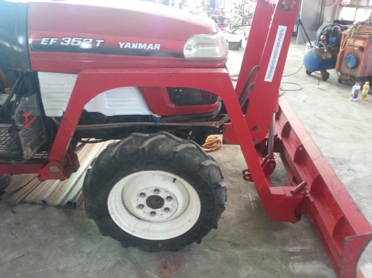 ใบมีดดันหน้ายันร์ม่า EF352 312 T สภาพดีตานบนไม่ติดคันนา..ของ SCB