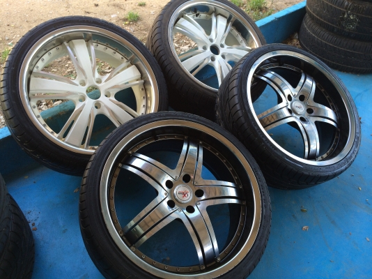 ลดล้างสต็อกแม็กใหม่ตามสภาพ พร้อมยาง\%สภาพดี ขอบ 20กว้าง 8.5 ลดล้างสต็อกแม็กใหม่ตามสภาพ พร้อมยาง\%สภาพดี ขอบ 20กว้าง 8.5