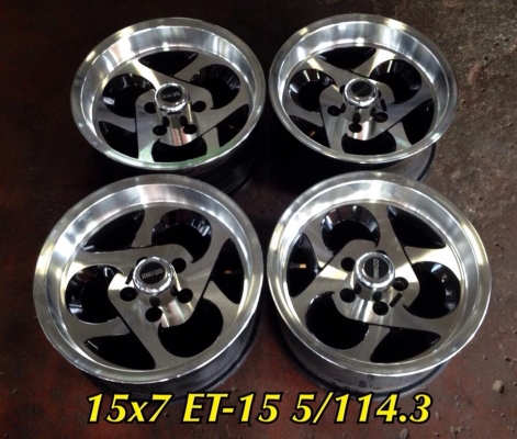 ขายล้อ Enkei ขอบ 15x7 ออฟ-15 5/114.3 ออฟลึกๆ สวยกริ๊ป