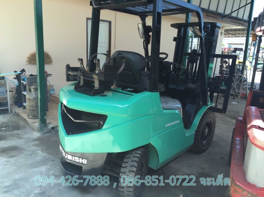 เจ้าของขายเอง Mitsubishi FG25NT ยก2.5ตัน สูง 3 เมตร เสาเข้าตู้ สไลด์ชิพ full option ขายถูก 255,000 บาท ติดต่อ 24ชม. 094-4267888 จะเด็ด