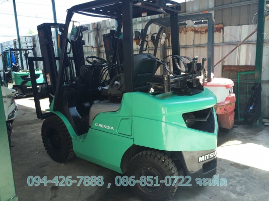 เจ้าของขายเอง Mitsubishi FG25NT ยก2.5ตัน สูง 3 เมตร เสาเข้าตู้ สไลด์ชิพ full option ขายถูก 255,000 บาท ติดต่อ 24ชม. 094-4267888 จะเด็ด