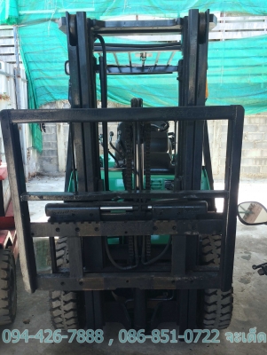 เจ้าของขายเอง Mitsubishi FG25NT ยก2.5ตัน สูง 3 เมตร เสาเข้าตู้ สไลด์ชิพ full option ขายถูก 255,000 บาท ติดต่อ 24ชม. 094-4267888 จะเด็ด