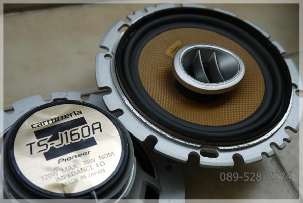 カロッツエリアTS-J160Aパイオニア120W MAX 35W NOM 4 16cm スピーカー