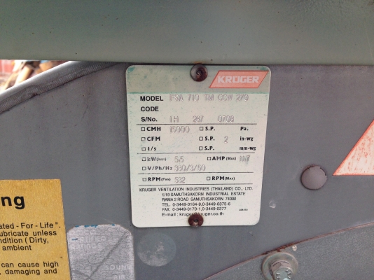 ขาย พัดลม Kruger