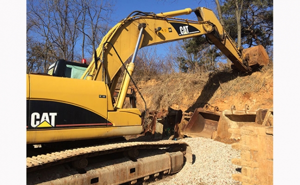 รถแบคโฮมือสอง CAT 325D สภาพรถเยี่ยม 090-268-2646