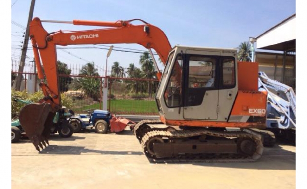 รถแบคโฮมือสอง HITACHI EX60 สภาพรถเยี่ยม 090-268-2646