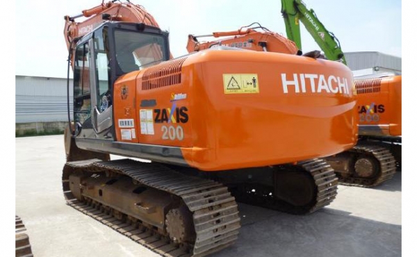 รถแบคโฮมือสอง HITACHI ZX200-3 สภาพรถเยี่ยม 090-268-2646